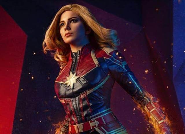 captain marvel costume